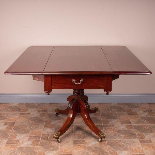 19THC MAHOGANY PEMBROKE TABLE - ADDITIONAL PHOTO 9