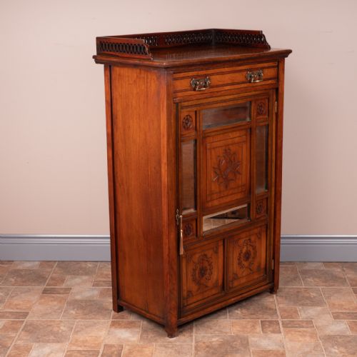 WALNUT MUSIC CABINET - ADDITIONAL PHOTO 1
