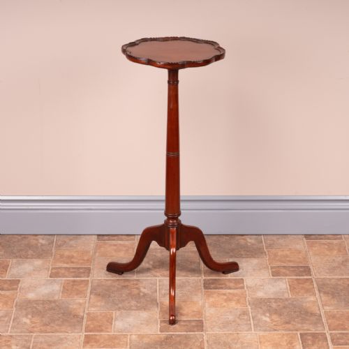 TALL MAHOGANY WINE TABLE - ADDITIONAL PHOTO 1