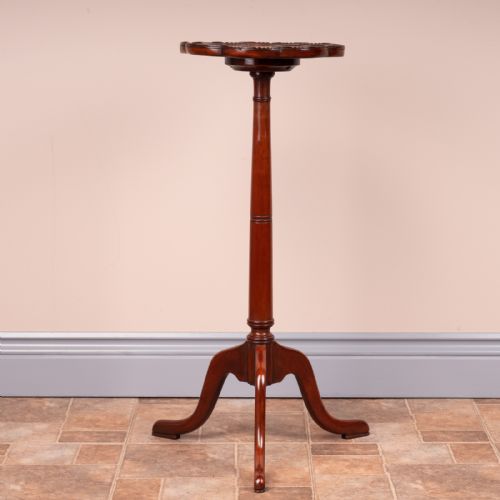 TALL MAHOGANY WINE TABLE - ADDITIONAL PHOTO 4