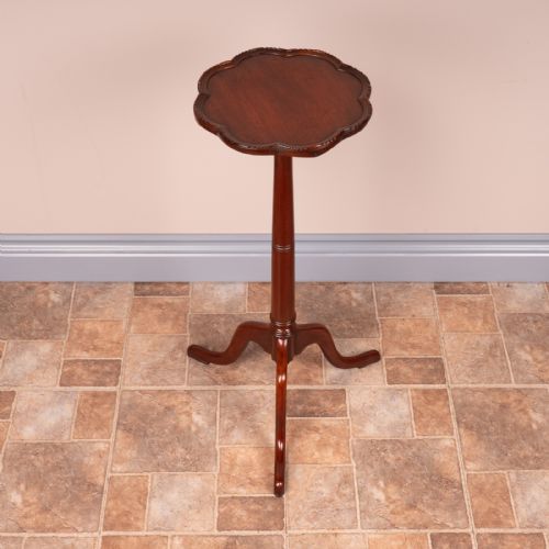 TALL MAHOGANY WINE TABLE - ADDITIONAL PHOTO 6