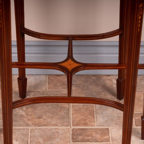 FINE QUALITY EDWARDIAN INLAID MAHOGANY OCCASIONAL TABLE - ADDITIONAL PHOTO 13