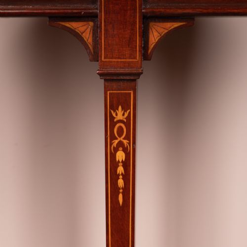 FINE QUALITY EDWARDIAN INLAID MAHOGANY OCCASIONAL TABLE - ADDITIONAL PHOTO 17