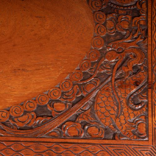 CARVED ORIENTAL CAMPHORWOOD LINED TRUNK - ADDITIONAL PHOTO 21