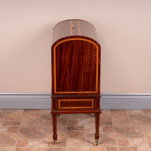 GOOD QUALITY INLAID MAHOGANY COVERED CANTERBURY - ADDITIONAL PHOTO 14