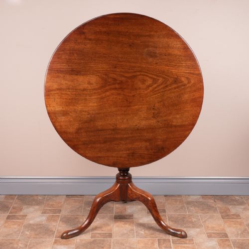 georgian mahogany tripod tip top table - CATEGORY: ANTIQUE TABLES - DATED GEORGIAN