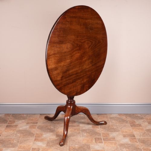 GEORGIAN MAHOGANY TRIPOD TIP TOP TABLE - ADDITIONAL PHOTO 1