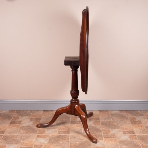 GEORGIAN MAHOGANY TRIPOD TIP TOP TABLE - ADDITIONAL PHOTO 2