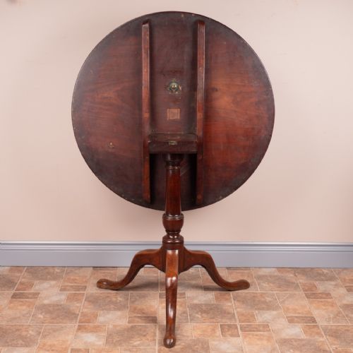 GEORGIAN MAHOGANY TRIPOD TIP TOP TABLE - ADDITIONAL PHOTO 3
