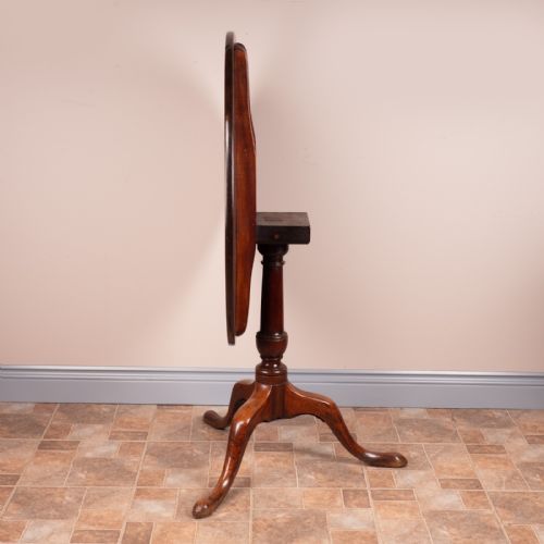 GEORGIAN MAHOGANY TRIPOD TIP TOP TABLE - ADDITIONAL PHOTO 5