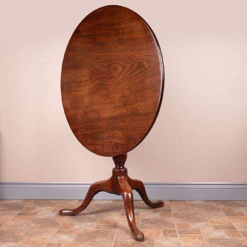 GEORGIAN MAHOGANY TRIPOD TIP TOP TABLE - ADDITIONAL PHOTO 8