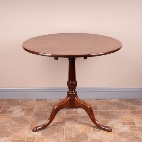 GEORGIAN MAHOGANY TRIPOD TIP TOP TABLE - ADDITIONAL PHOTO 9