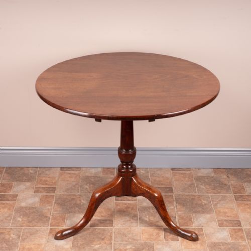 GEORGIAN MAHOGANY TRIPOD TIP TOP TABLE - ADDITIONAL PHOTO 10