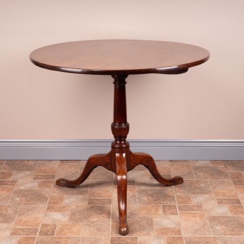 GEORGIAN MAHOGANY TRIPOD TIP TOP TABLE - ADDITIONAL PHOTO 12