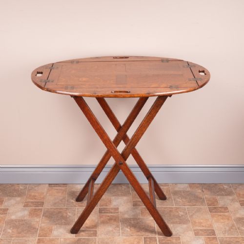 19THC OAK BUTLERS TRAY STAND - ADDITIONAL PHOTO 4