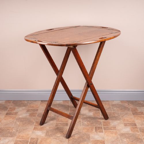19THC OAK BUTLERS TRAY STAND - ADDITIONAL PHOTO 5