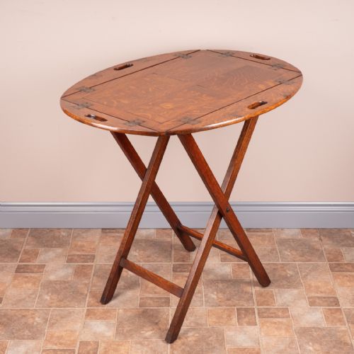 19THC OAK BUTLERS TRAY STAND - ADDITIONAL PHOTO 7