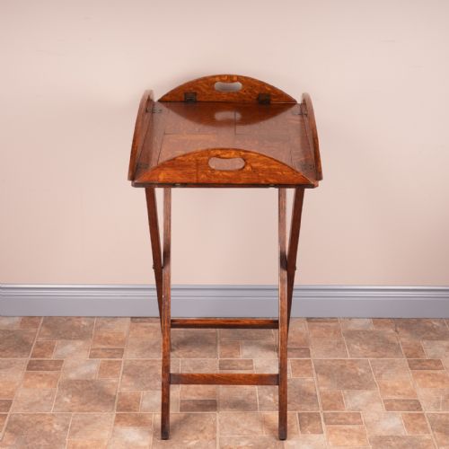 19THC OAK BUTLERS TRAY STAND - ADDITIONAL PHOTO 9