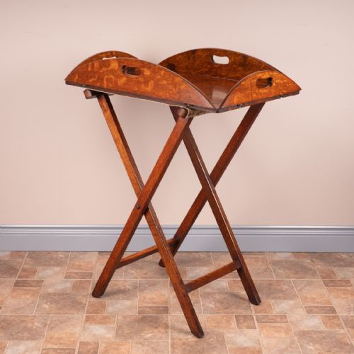 19THC OAK BUTLERS TRAY STAND - ADDITIONAL PHOTO 10