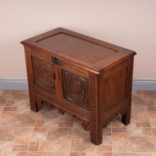 19THC OAK BRETON MARRIAGE CHEST - ADDITIONAL PHOTO 3