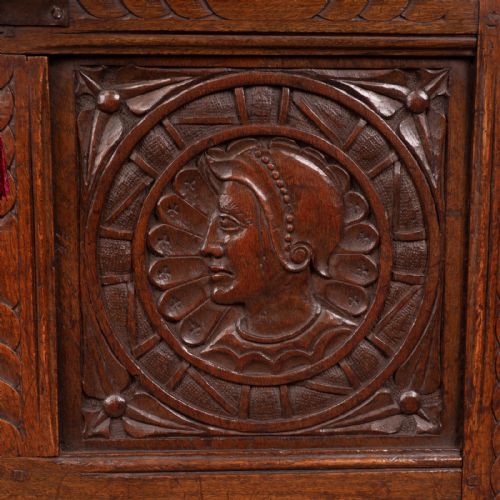 19THC OAK BRETON MARRIAGE CHEST - ADDITIONAL PHOTO 11