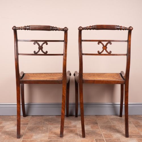 PAIR OF REGENCY STYLE CHAIRS - ADDITIONAL PHOTO 7