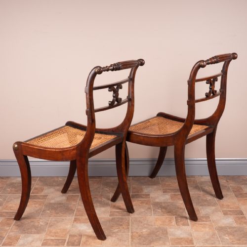 PAIR OF REGENCY STYLE CHAIRS - ADDITIONAL PHOTO 8