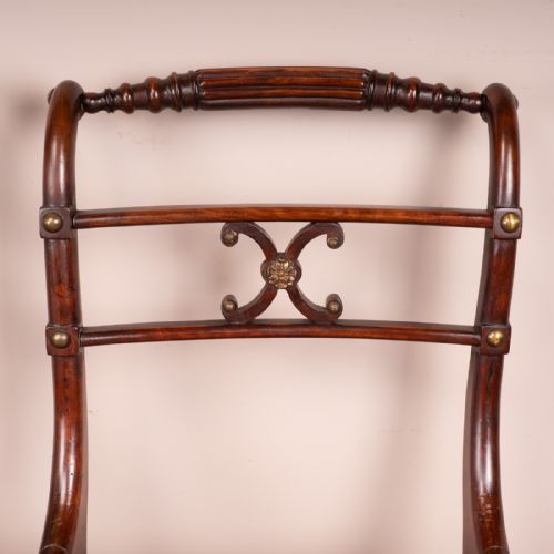 PAIR OF REGENCY STYLE CHAIRS - ADDITIONAL PHOTO 11