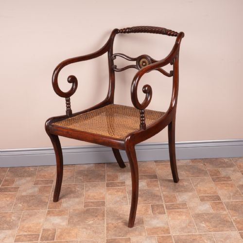 regency style carver chair - CATEGORY: ANTIQUE CHAIRS - DATED 1900
