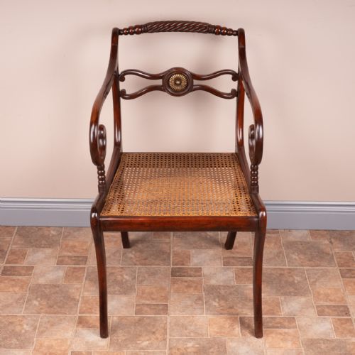 REGENCY STYLE CARVER CHAIR - ADDITIONAL PHOTO 1