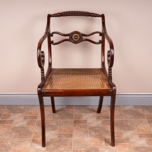 REGENCY STYLE CARVER CHAIR - ADDITIONAL PHOTO 3
