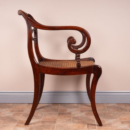 REGENCY STYLE CARVER CHAIR - ADDITIONAL PHOTO 5