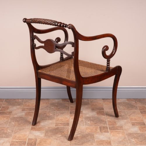 REGENCY STYLE CARVER CHAIR - ADDITIONAL PHOTO 6