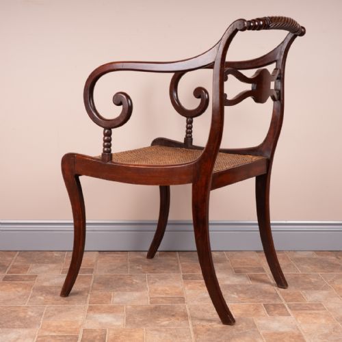 REGENCY STYLE CARVER CHAIR - ADDITIONAL PHOTO 8