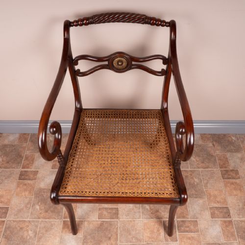 REGENCY STYLE CARVER CHAIR - ADDITIONAL PHOTO 11