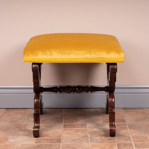 19THC ROSEWOOD STOOL - ADDITIONAL PHOTO 1