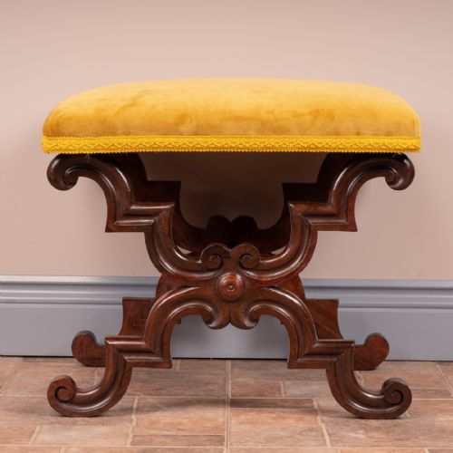19THC ROSEWOOD STOOL - ADDITIONAL PHOTO 5