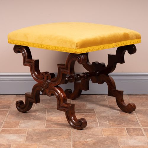 19THC ROSEWOOD STOOL - ADDITIONAL PHOTO 7