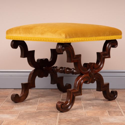 19THC ROSEWOOD STOOL - ADDITIONAL PHOTO 9