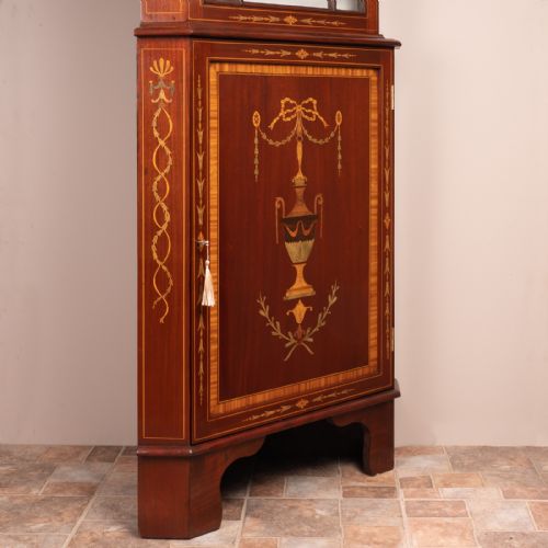 EDWARDIAN INLAID CORNER CABINET - ADDITIONAL PHOTO 3