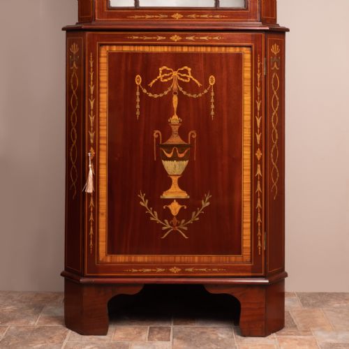 EDWARDIAN INLAID CORNER CABINET - ADDITIONAL PHOTO 7