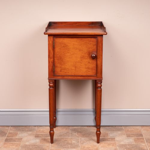 19thc mahogany pot cupboard - CATEGORY: ANTIQUE CABINETS - DATED 19TH CENTURY