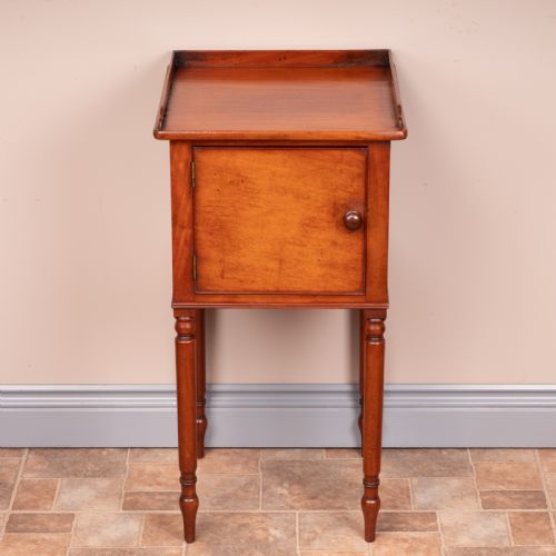 19THC MAHOGANY POT CUPBOARD - ADDITIONAL PHOTO 1