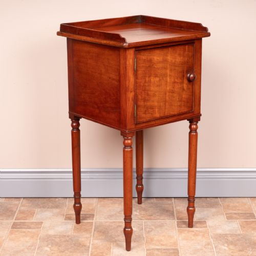 19THC MAHOGANY POT CUPBOARD - ADDITIONAL PHOTO 2