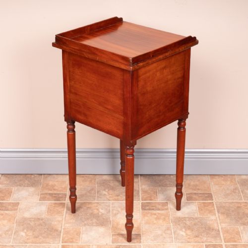 19THC MAHOGANY POT CUPBOARD - ADDITIONAL PHOTO 4
