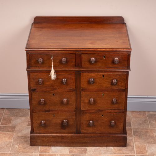 8 DRAWER MAHOGANY CHEST OF DRAWERS - ADDITIONAL PHOTO 1