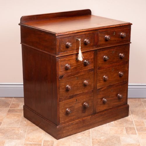 8 DRAWER MAHOGANY CHEST OF DRAWERS - ADDITIONAL PHOTO 3