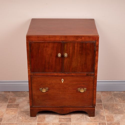 MAHOGANY BEDSIDE COMMODE - ADDITIONAL PHOTO 1