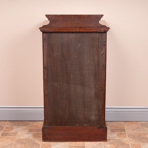 GOOD QUALITY EDWARDIAN MAHOGANY AND SATINWOOD BEDSIDE CABINET - ADDITIONAL PHOTO 9