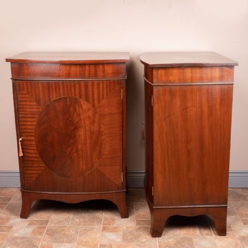 PAIR OF INLAID MAHOGANY CABINETS - ADDITIONAL PHOTO 4